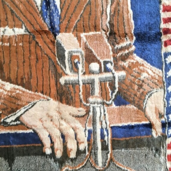 OBO John Fitzgerald Kennedy Velvet Tapestry President Jack USA Assinated No 35 - Picture 4 of 4